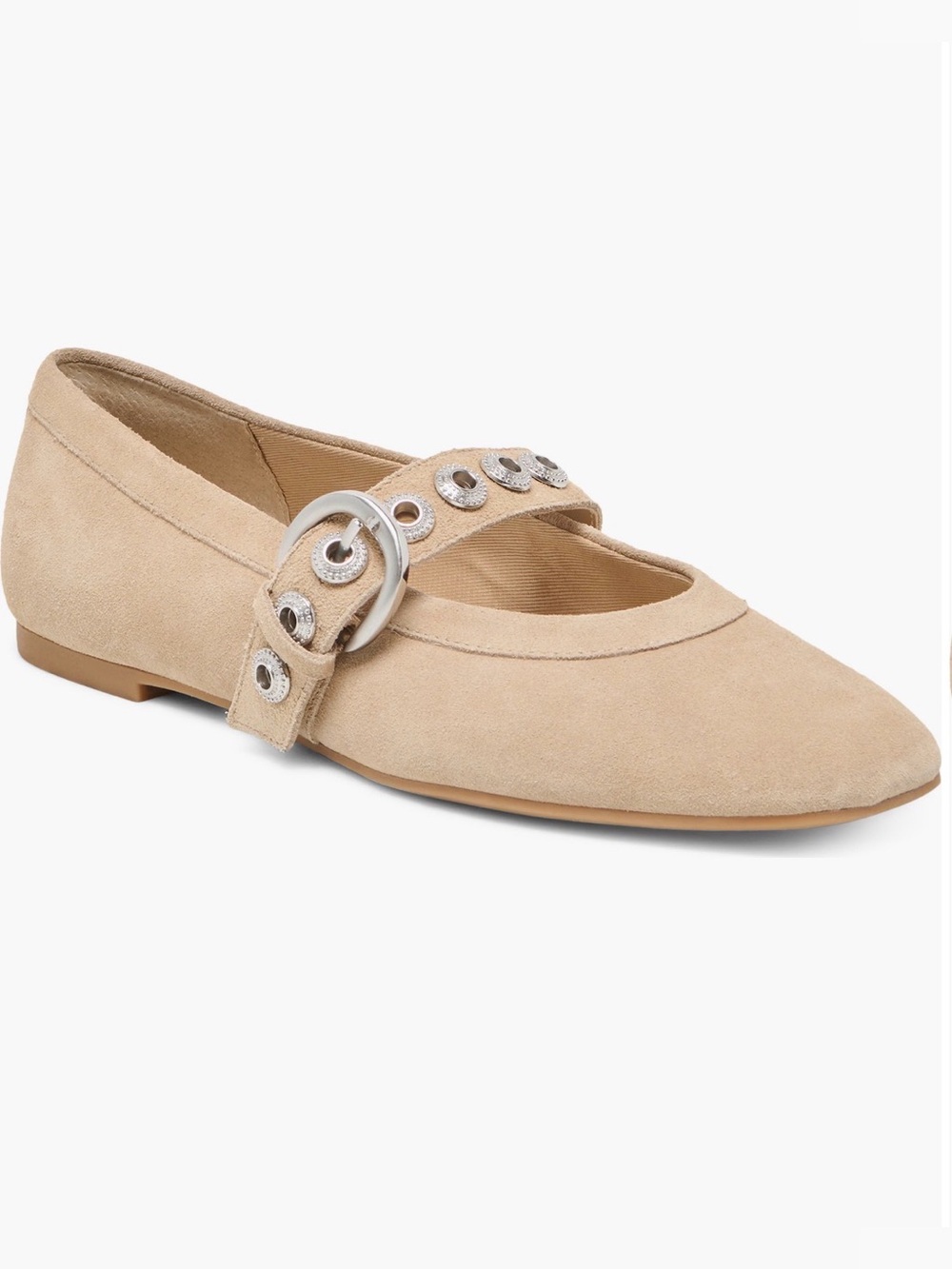 NWT Marten Mary Jane Ballet Flats - Camel Suede by Dolce Vita